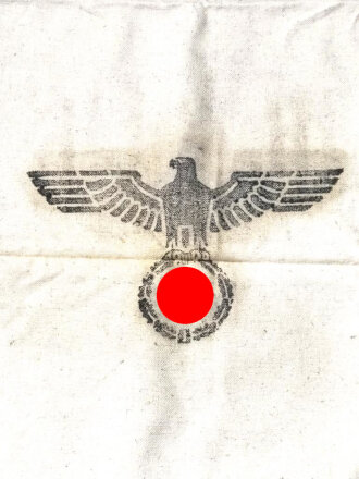 Grosser Sack für Heeresverpflegung datiert 1942, gebrauchtes Stück, ungereinigt