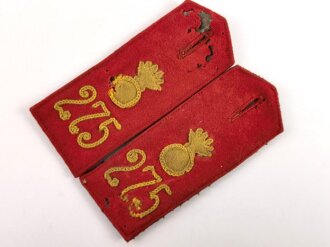 1.Weltkrieg,  Paar Schulterklappen für einen Angehörigen im Feldartillerie Regiment 275