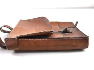 1.Weltkrieg Kartentasche , Kammerstück I.R. 125. Leder angetrocknet