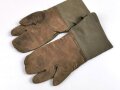 Handschuhe für Kradmelder der Wehrmacht. Getragenes Paar