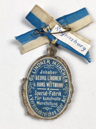 Bayern, tragbares Abzeichen 100 jähriges Regimentsjubiläum 11.Infanterie Regiment von der Tann 1805-1905