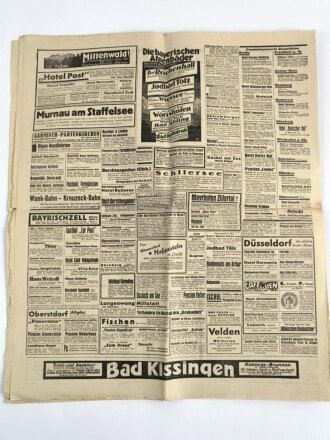Völkischer Beobachter, Süddeutsche Ausgabe, 18. Mai 1933, "Adolf Hitler kündet der Welt Deutschlands Friedenswillen"