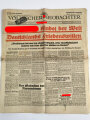 Völkischer Beobachter, Süddeutsche Ausgabe, 18. Mai 1933, "Adolf Hitler kündet der Welt Deutschlands Friedenswillen"