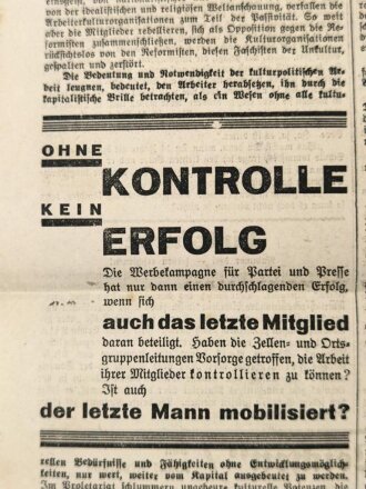 "Arbeiter-Zeitung" Organ der KPD für Baden, 5. Oktober 1929