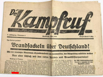 "Der Kampfruf - Brandfackeln über Deutschland" Karlsruhe März 1933