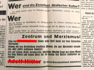 "Der Kampfruf - Brandfackeln über Deutschland" Karlsruhe März 1933