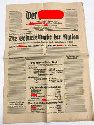 "Der Führer" Das badische Kampfblatt...