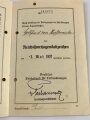 Leistungsbuch, Schwimm Zeugnis und Besitz Zeugnis des SA Sport Abzeichen eines Schülers aus Karlsruhe