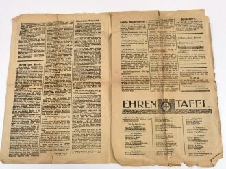 "Kriegszeitung für das XV. Armeekorps", 25. Dezember 1915