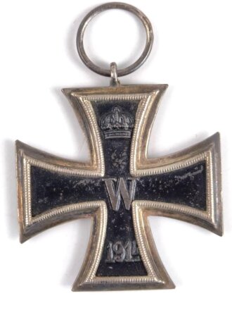 1. Weltkrieg, Eisernes Kreuz 2. Klasse 1914 mit Hersteller " KO " im Bandring, magnetisch