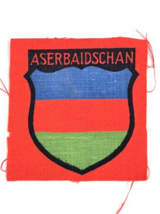 Heer Ärmelschild für Freiwillige "Aserbaidschan", gedruckte Ausführung