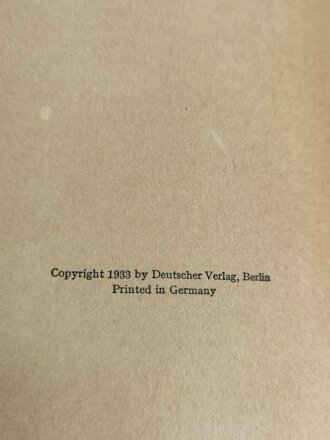 "Der rote Kampfflieger", Manfred Freiherr von Richthofen, 1933, 261 Seiten, ca. DIN A5, gebraucht
