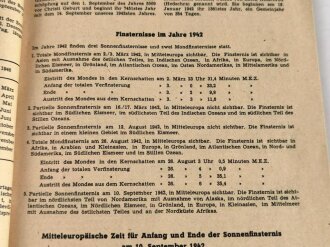 "Oberrheinischer Heimatkalender 1942 - Für Baden und das Elsaß" 159 Seiten, gebraucht