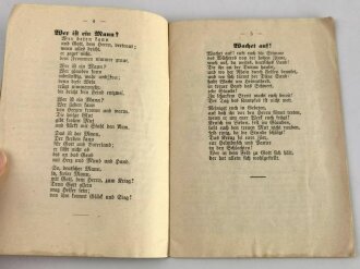 1. Weltkrieg, "Gott mit uns! Kriegsgebetbüchlein für die deutsche Armee" 1914, gebraucht, 32 Seiten
