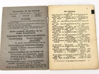 "Deutsch-Russischer Soldaten-Sprachführer" gebraucht, 34 Seiten