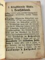 1. Weltkrieg, "Heere und Flotten - Ein Nachschlagewerkchen über die Stärkenverhältnisse der Kriegsführenden Mächte" stark gebraucht, 64 Seiten