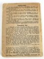 1. Weltkrieg, "Stolz ziehn wir in die Schlacht. 1914 Soldatenlieder 1916" gebraucht, 64 Seiten