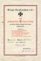 1. Weltkrieg, "Kriegs-Konfirmation 1915 - Zur gesegneten Erinnerung" datiert 1915, fleckig