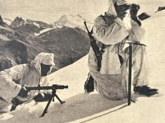 Die Wehrmacht - "Ein deutscher Spähtrupp im Hochgebirgsmassiv des Kaukasus" Nummer 23, datiert 4. November 1942