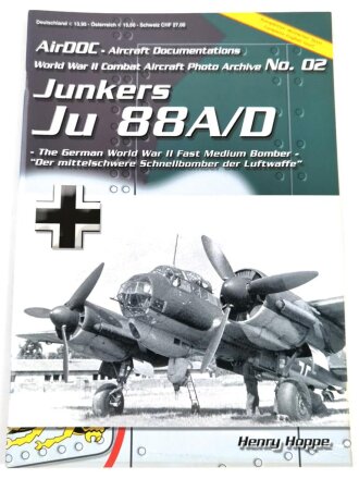 Word War II Combat Aircraft Photo Archive No. 01 "Junkers Ju 52/3m", englisch/deutsch