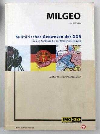 MILGEO "Militärisches Geowesen der DDR von den Anfängen bis zur Wiederverinigung" Nr. 20/2006