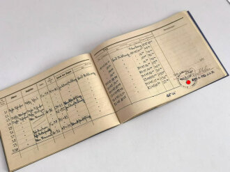 Luftwaffe, Flugbuch mit 330 bestätigten Flügen bis 8.2.45, zuletzt auf Ar96 und Fw58
