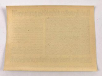 Parole der Woche Nr. 46, "Und die Wollen diesen Krieg gewinnen?!!", Zentralverlag der NSDAP, 7,5 x 10 cm, um 1943, sehr guter Zustand, aus altem Bestand. Sie erhalten ein ( 1 ) Stück