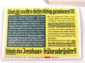 Parole der Woche Nr. 46, "Und die Wollen diesen Krieg gewinnen?!!", Zentralverlag der NSDAP, 7,5 x 10 cm, um 1943, sehr guter Zustand, aus altem Bestand. Sie erhalten ein ( 1 ) Stück