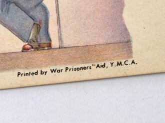 Kriegsgefangene in Canada , 5 Ansichtskarten "Printed by war prisoners" Ais , Y.M.C.A.
