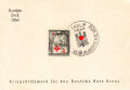 Kriegshilfswerk für das Deutsche Rote Kreuz, Sonderkarte/ Gedenkkarte "Lublin 1940" Deutsche Post Osten