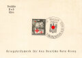 Kriegshilfswerk für das Deutsche Rote Kreuz, Sonderkarte/ Gedenkkarte "Warschau 1940" Deutsche Post Osten