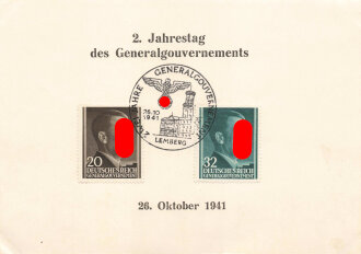 Lemberg 26.10.41, 2.Jahrestag des Generalgouvernement...