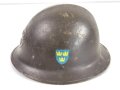 Schweden, Stahlhelm Modell  M21 (16). Originallack, gebraucht