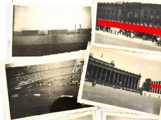 10 Fotos vermutlich Olympische Spiele 1936, meist 9 x 6cm