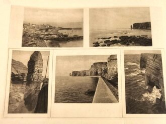 Helgoland 1914 - 1916. Erinnerungsbuch einer auf Helgoland stationierten Einheit mit etwa  160 gedruckten Fotografien