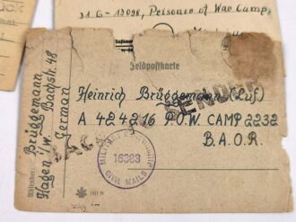 7 x Kriegsgefangenen Post aus verschiedenen Nachlässen