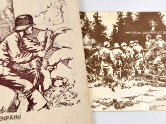 Finnland, 2 Ansichtskarten vermutlich 2.Weltkrieg