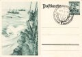 Postkarte mit diversen Sonderstempeln " Internationale Jagdausstellung Berlin 1937"