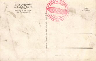 Ansichtskarte " LZ 127 Graf Zeppelin der Deutschen Zeppelin Reederei"