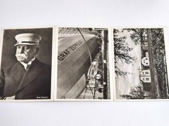 3x Ansichtskarte zum Thema Zeppelin Aufnahme des...