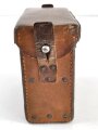 1.Weltkrieg, Behälter Fernglas 08 von Emil Busch Rathenow. Originallack, defekt