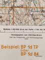 Deutsche Heereskarte 1943 "Strumica" Nordmazedonien