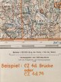 Deutsche Heereskarte 1943 "Banjani" Serbien