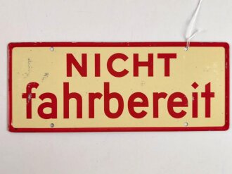 Schild für KFZ Instandsetzungseinheiten der Wehrmacht 10 x 25cm