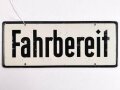 Schild für KFZ Instandsetzungseinheiten der Wehrmacht 10 x 25cm