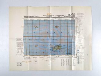 Deutsche Heereskarte 1943 "Isola St. Andrea"...