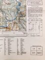 Deutsche Heereskarte 1943 "Glavicica" Bosnien und Herzegowina