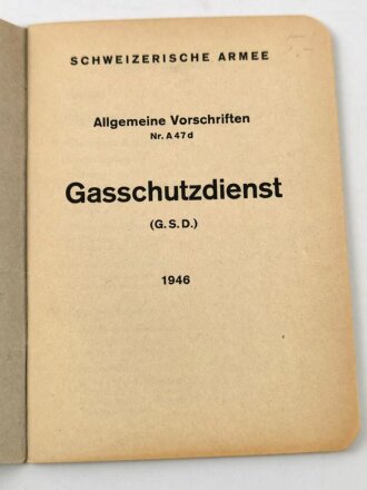 Schweizerische Armee " Allgemeine Vorschriften...