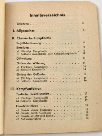 Schweizerische Armee " Allgemeine Vorschriften Gasschutzdienst" 48 Seiten, datiert 1946