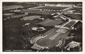 Ansichtskarte "Nürnberg Zeppelinwiese mit Stadion"